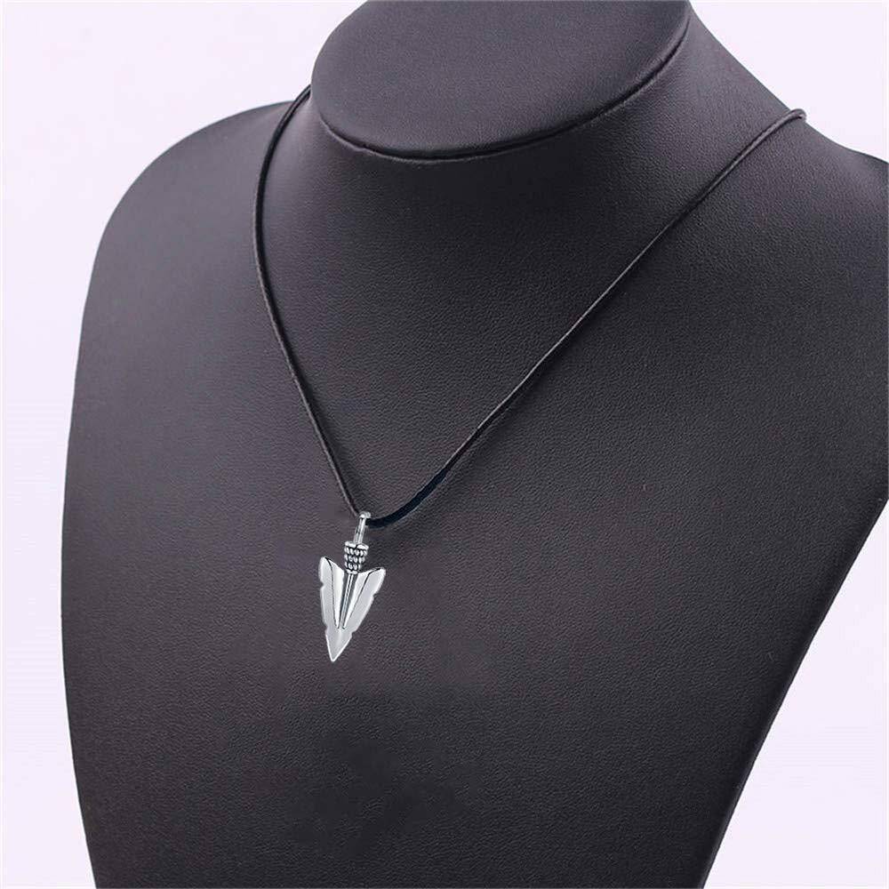 Sterling Silver Viking Rune Vegvisir Arrow Pendant Necklace-3