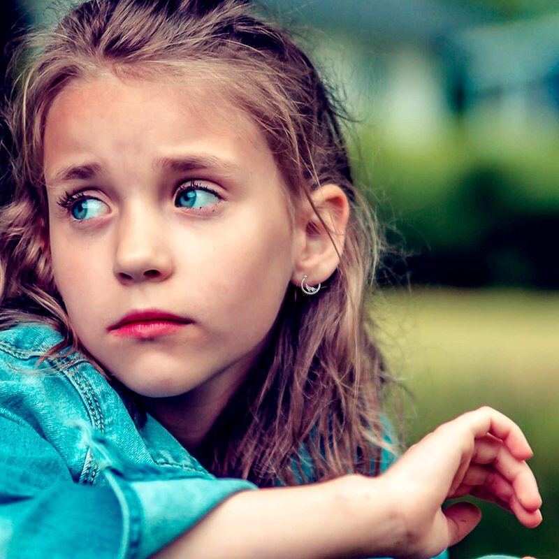 Boucles d'oreilles en argent Sterling Wolf-3