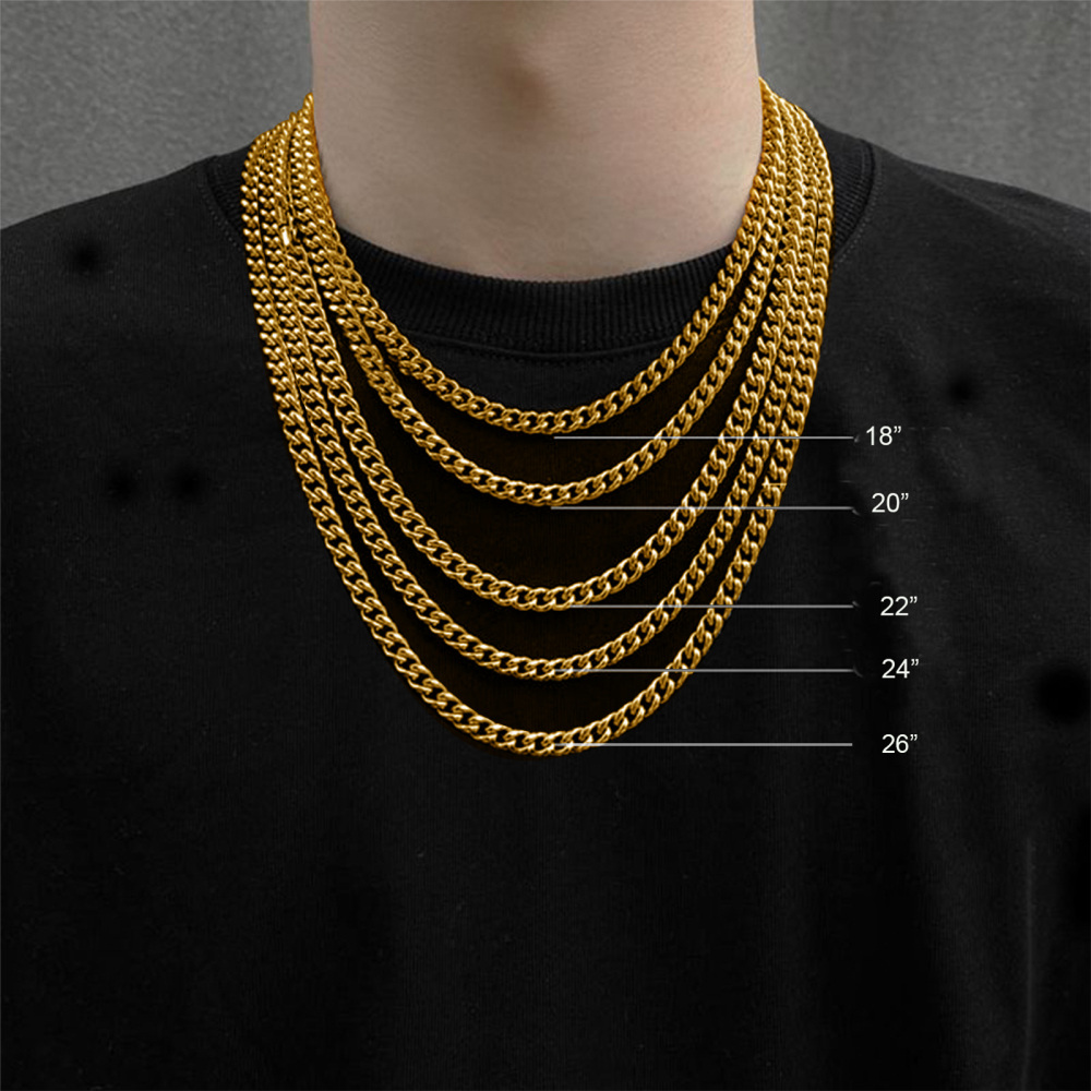 Sterling Silver with Yellow Gold Plated Curb Link Chain Necklace-6