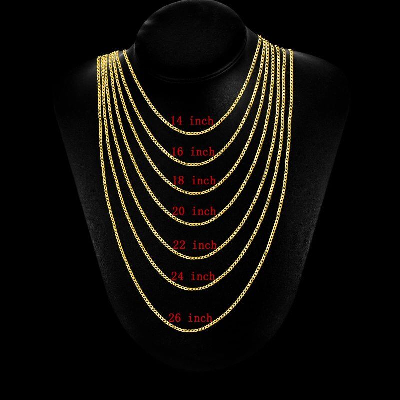 Naszyjnik z ogniwami krawężnikowymi ze srebra próby 925 i żółtego złota-5