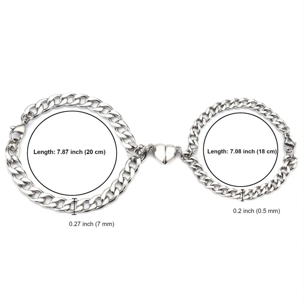Sterling Silver Key & Lock Charm Bracelet-6