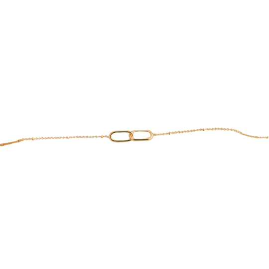 Sterling Silver with Yellow Gold Plated Infinity Symbol Pendant Necklace