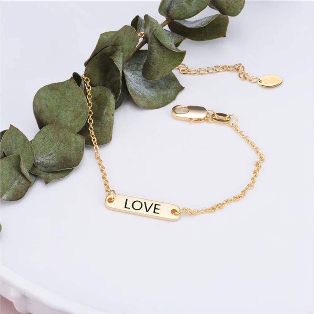 Pulsera de identificación personalizada con grabado en plata de ley bañada en oro amarillo-4