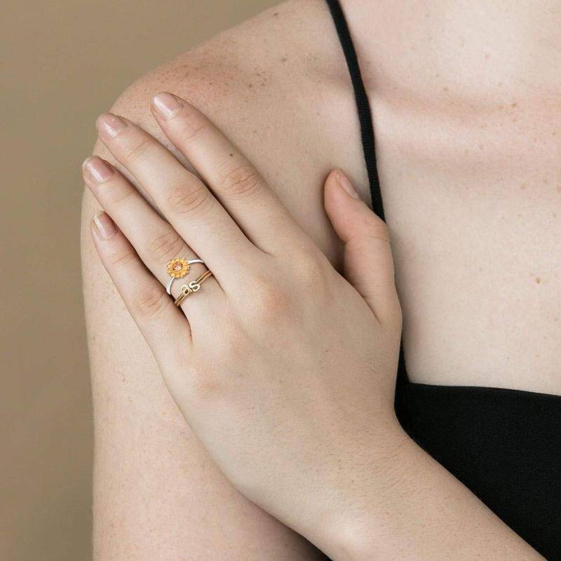 Anillo Girasol Circonio Plata de Ley-4