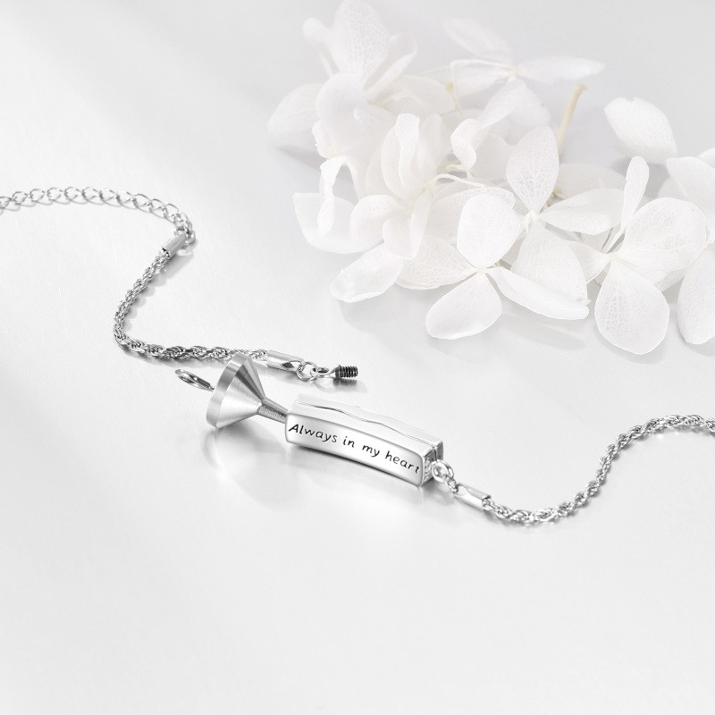 Sterlingsilber-Urnenarmband für Asche für Frauen mit Abalone-Muscheln und Lebensbaum-Motiv-4
