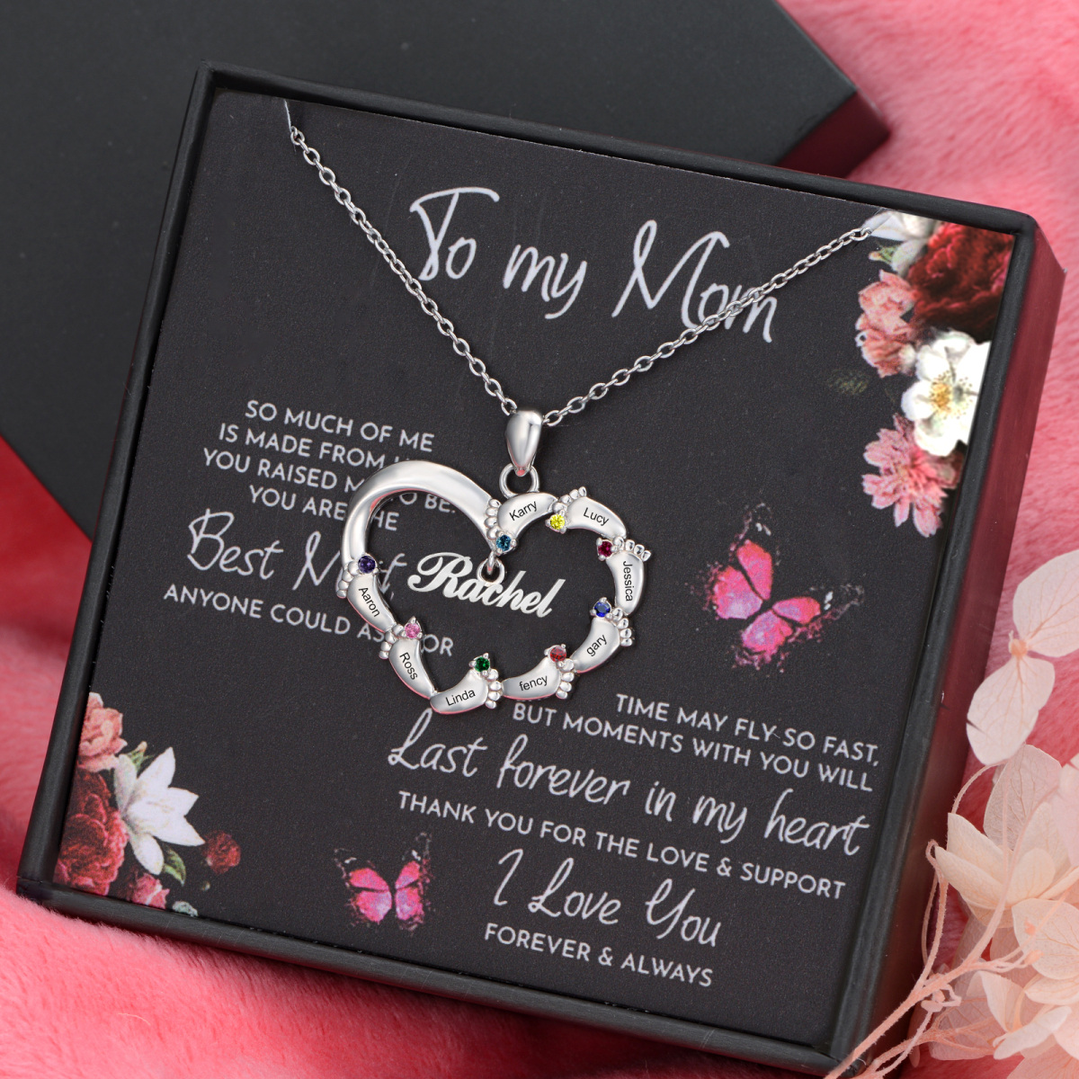 To my mom Exquisite Jewelry Box Greeting Cards Gift Cards for Her-3