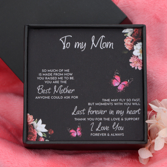 To My Mommy Exquisite Jewelry Box Greeting Gift for Her