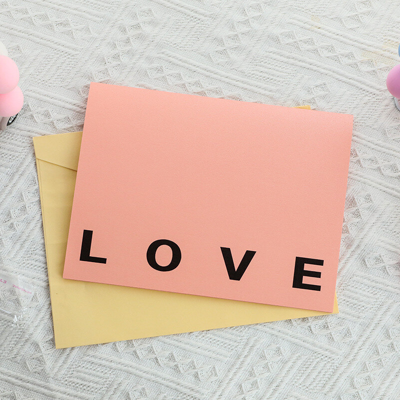 Valentine's Day couple pink love 3D greeting card-2