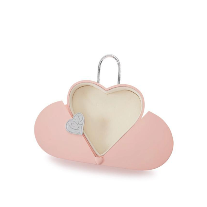 Valentinstag Geschenk-Box Liebe Herz Schmuck Box Schloss Herz Handtasche-4