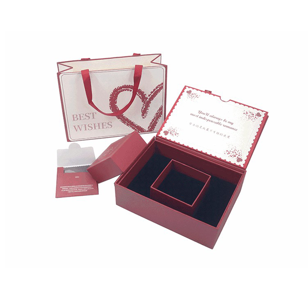 Valentine's Day Red Jewelry Gift Box-1