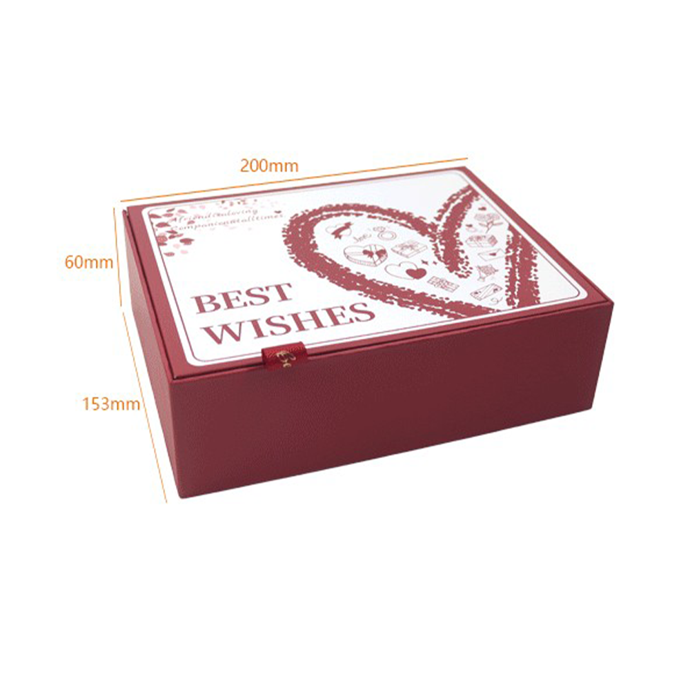 Valentine's Day Red Jewelry Gift Box-4