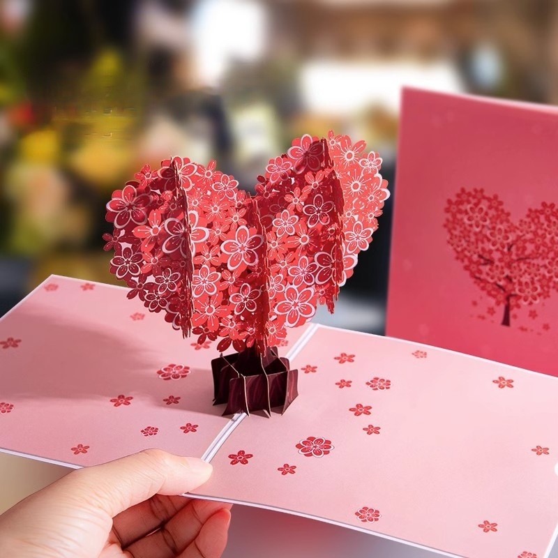 Valentine's Day Three-Dimensional Card Exquisite Couple Creative for Girlfriend Wife-1