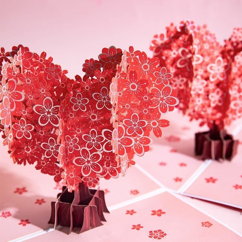 Valentine's Day Three-Dimensional Card Exquisite Couple Creative for Girlfriend Wife-3